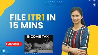 How to file ITR1? CA Akshatha Udupa