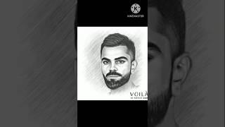 Virat Kohli arts SKTECH DROWNING #skteach #drowingshorts #viratkohli