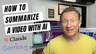 How to summarize a YouTube video with AI in 2024