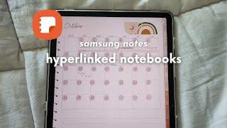 Samsung Notes, How to use Digital Hyperlinked Notebooks, Hyperlinked Notebooks on Samsung Tablet
