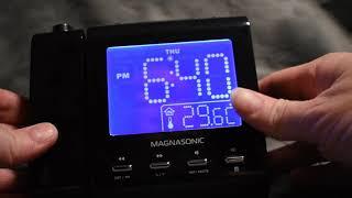 Magnasonic Projection Alarm Clock EAAC601 unboxing and review [[[I'LL GET TO THE POINT]]]