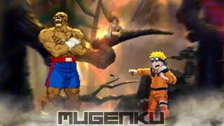 Naruto-kun challenges Sagat! Muaythai vs Ninja. Street Fighter vs Naruto Shippuden MUGEN Battle