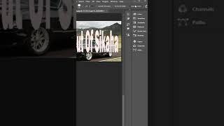 how to Place text behind anything inside Photoshop. Easy steps to follow.