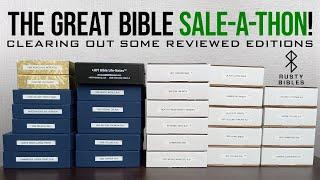 The Great Rusty Bibles 2023 Sale-A-Thon! The Channel's eBay General Bible Sales Info Is Here!