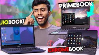 Primebook vs Jiobook vs Chromebook!Biggest Comparison- The Real Winner Best Laptop Under ₹15K