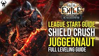 SHIELD CRUSH! League Starter Act 1 to 10 Leveling Guide | PoE 3.25 (POB Updated to 3.25)