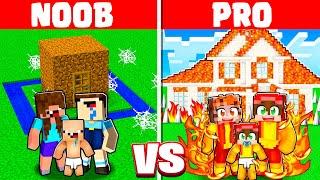 Minecraft NOOB Ailesi PRO ELEMENTAL Ailesine Karşı!