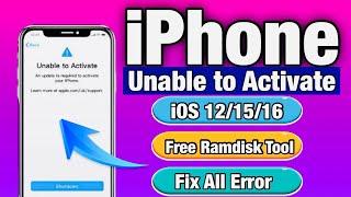 iPhone Unable to Activate Bypass FREE Ramdisk Tool | iCloud Bypass tool for iOS 15-iOS 16.4 |