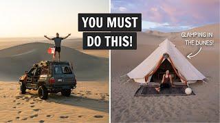 We stayed in a DESERT OASIS!  24 hours in Huacachina, Peru