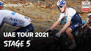 UAE Tour 2021 - Stage 5 Highlights | Cycling | Eurosport
