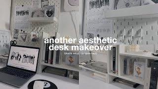 another aesthetic desk makeover! (skadis setup + shopee haul) | kaija fiona