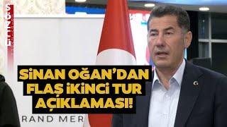 Sinan Oğan Seçim İkinci Tura Kalırsa Ne Yapacak? Canlı Yayında Anlattı