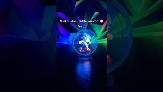 Mini VS big customizable fan  #led #anime #hologram #ledlights #shorts