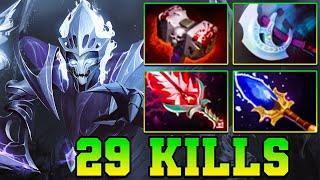 29 Kills Spectre Dota 2 Safelane 7.37 Carry Meta Pro Gameplay Jungle Build Guide