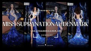 Gorgeous Dress on Miss Supranationall Europe by Designer louiztrandesigner - Vietnam