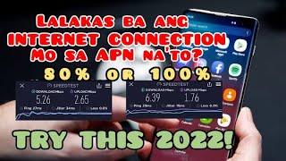 PAANO Palakasin ang INTERNET CONNECTION sa ANDROID CELLPHONE | FAST AND EASY | APN to ALL NETWORKS