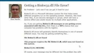 Binkw32.dll Error Fix - Binkw32dll.net