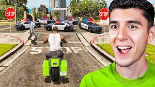 JUGANDO sin ROMPER las LEYES por 100 DÍAS en GTA 5! (Película) 