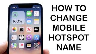 How To Change Hotspot Name On iPhone! (2024)