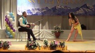 Ignatenko Ekaterina with Orhan Ismail tabla improvisation Almaty 2016