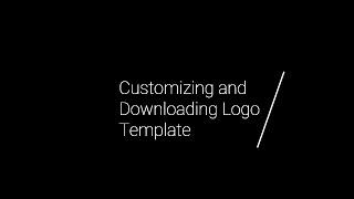 How to customize Canva logo template