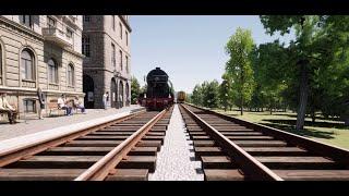 3D Modelling of Double-Track Railway using Civil 3d & Twinmotion