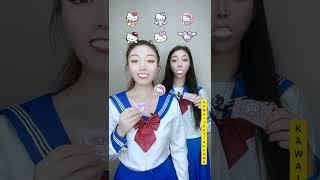 Hello Kitty Emoji Eating Challenge | #shorts #asmr #food