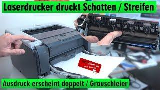 Brother Laserdrucker druckt Schatten / Streifen - Ausdruck erscheint doppelt / Grauschleier - [4K]