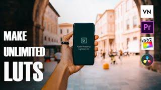 Make LUTS In Lightroom Mobile For Free | Convert Presets into lut