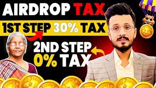 ₹2 लाख 100% But 30% Tax  || Hamster Airdrop 30% Tax How to avoid  || Crypto Airdrop 30% Tax