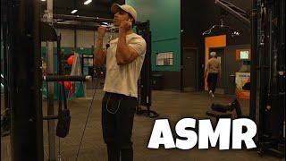 ASMR At The GYM Lifting Weights (Whispers & Tingles)