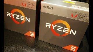 Ryzen 5 2400G & Ryzen 3 2200G AMD Review Kit unboxing     ...