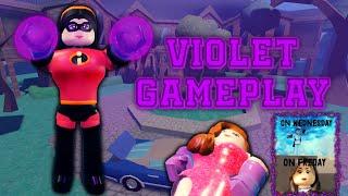 VIOLET PARR GAMEPLAY + DARK JOSIE UPCOMING UPDATE| HEROES ONLINE WORLD ROBLOX