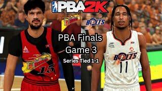 PBA Finals | San Miguel Beermen vs Meralco Bolts (Game 3) | NBA 2K24 Gameplay