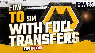 How to Sim a season or more with Transfers in Football Manager 2023 and 2024 | FM23 FM24