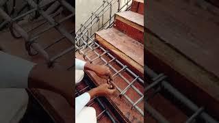 Cantilever stair.. floating stair.. Reinforcement work #stairs #stairsdesign #staircase