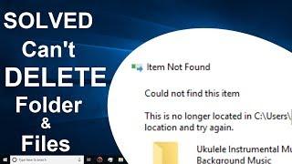 How To Delete A Folder That won't Delete