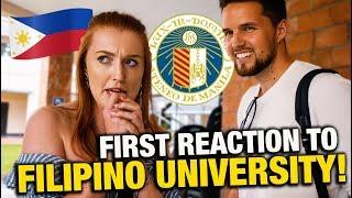 First Time at FILIPINO UNIVERSITY! Ateneo De Manila ft Janina Vela & Jeorella!