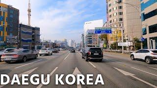 【Korea City Drive】 DAEGU - The 4th Largest City  In December