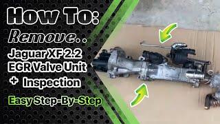 Jaguar XF 2.2 EGR Valve Unit Removal | Crystal Clear Mechanics