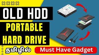 How To Convert HDD To Portable Hard Drive | Internal HDD To External HDD Converter | Pc Tips