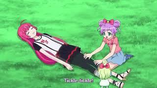 Cute anime tickling pripara