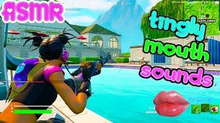 ASMR Gaming  Fortnite Relaxing Mouth Sounds + Controller Sounds 100% Tingles 