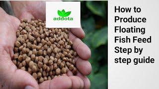 Step by step on How to produce Floating Fish Feed with Addota farm