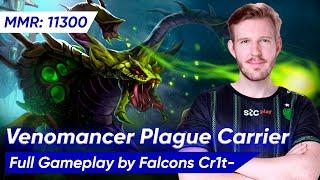  Cr1t- VENOMANCER 7.36 SUPPORT 4 Pos | Dota 2 Pro Gameplay