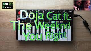 Doja Cat The Weeknd - You Right (instrumental remake)