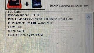 Simos PCR2.1 unlock ECU  by eeprom in  bench mode pinout with Foxflash KT200 + Read a flash