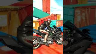 SRK kawasaki stunts #alongaming bike racing game jumps#ytgaming #shorts