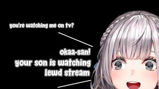 Noel shouts to let her viewer's mother know that her son is watching lewd stream [Hololive ENG Sub]