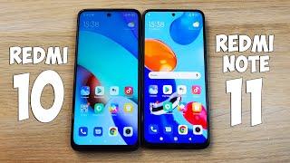 XIAOMI REDMI 10 VS REDMI NOTE 11 - ЧТО ЛУЧШЕ? ПОЛНОЕ СРАВНЕНИЕ!